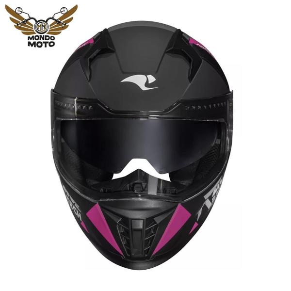 Imagem de Race tech capacete volt abstrak matte blk/pink 60/l