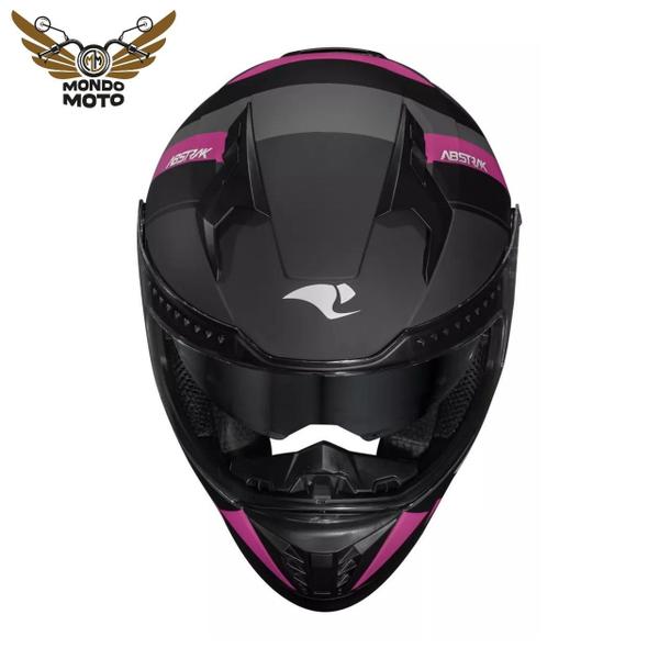 Imagem de Race tech capacete volt abstrak matte blk/pink 60/l