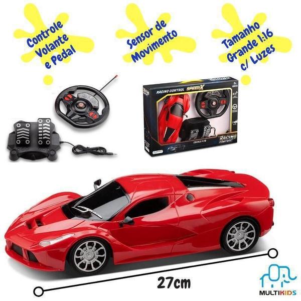 Imagem de Racing Control Spark - Vermelho E Preto 1338 - Multikids