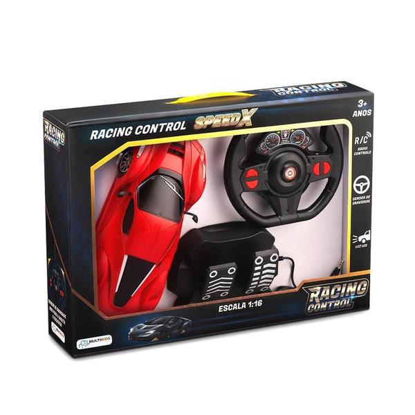 Imagem de Racing Control Spark - Vermelho E Preto 1338 - Multikids