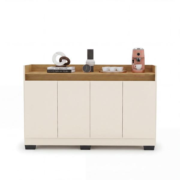 Rack Aparador Buffet Cantinho Café Retrô 4 Portas Ryzen - Stucchi Lojas Online Rack Aparador Buffet Cantinho Café Retrô 4 Portas Ryzen - Stucchi Lojas Online