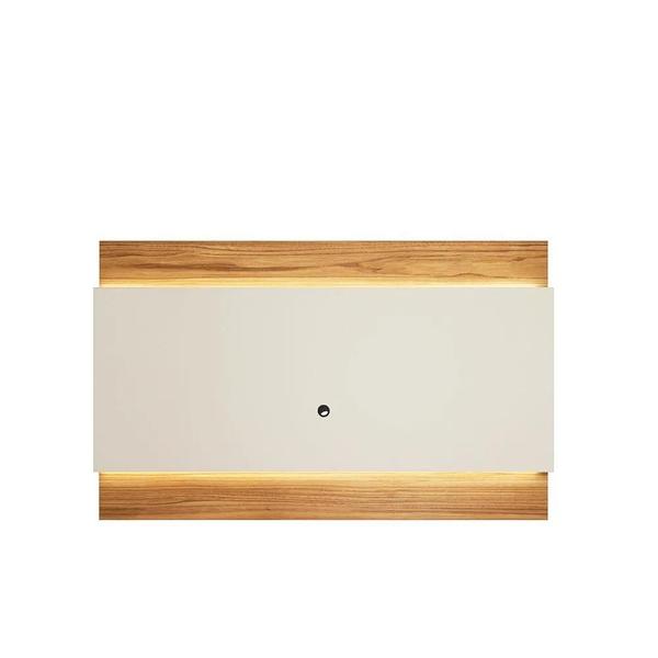 Imagem de Rack Aspen com Painel New Lincoln para TV até 75” LED 3 Portas 217 cm - Freijó c/ Off White Gloss