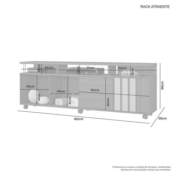 Imagem de Rack Atraente Candian JCM Movelaria