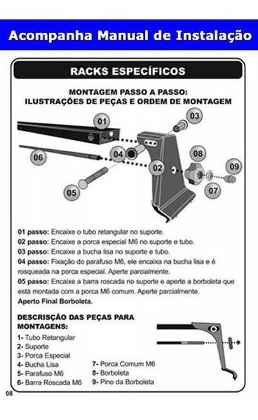 Imagem de Rack Bagageiro Teto E Cinta Carga Grand Siena 2012 A 2019