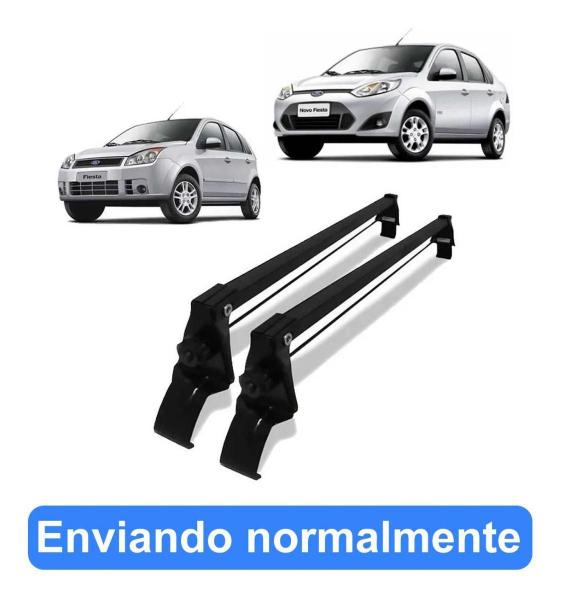 Rack Bagageiro Teto Ferro Fiesta Hatch E Sedan 2002 A 2014 - Vhip Imagem de Rack Bagageiro Teto Ferro Fiesta Hatch E Sedan 2002 A 2014