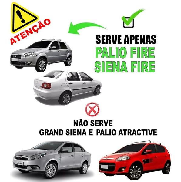 Imagem de Rack Bagageiro Teto Fiat Siena 1996 A 2016 - Compre Agora