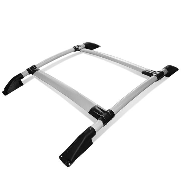 Rack Bagageiro Teto Ford Ka 2014 a 2020 Tubolar Prata - Track Imagem de Rack Bagageiro Teto Ford Ka 2014 a 2020 Tubolar Prata
