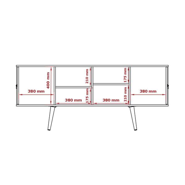 Imagem de Rack Bancada Home Theater Sala Tv 60 Polegadas Estrela Patrimar