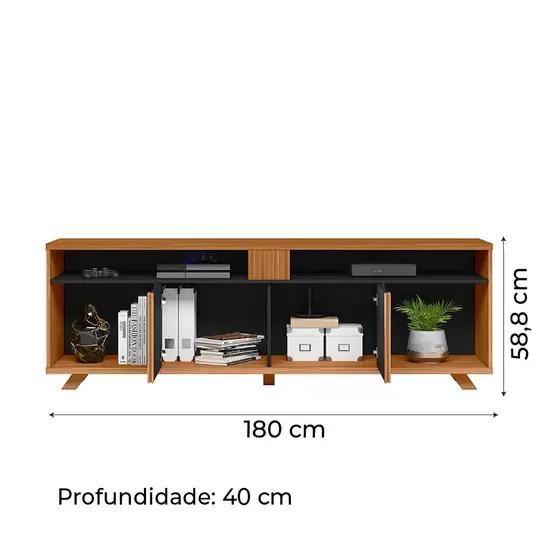 Imagem de Rack Bancada para TV até 70 Polegadas NT 1290 FREIJÓ/OFF WHITE Notável