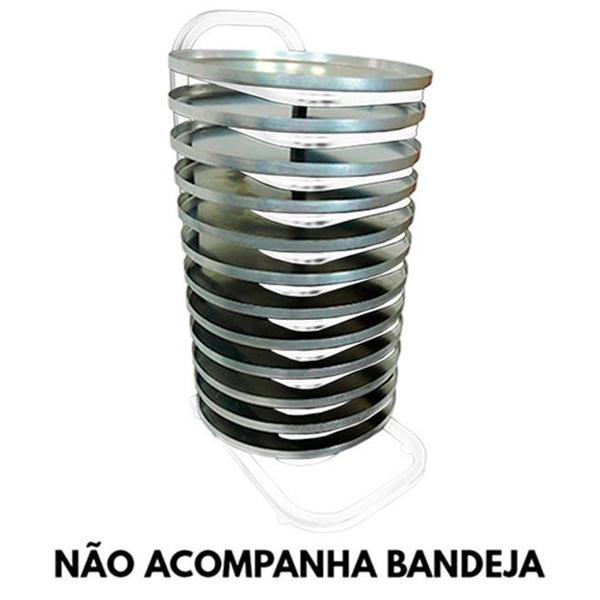 Imagem de Rack branco para 13 pizzas de 25 a 50 cm