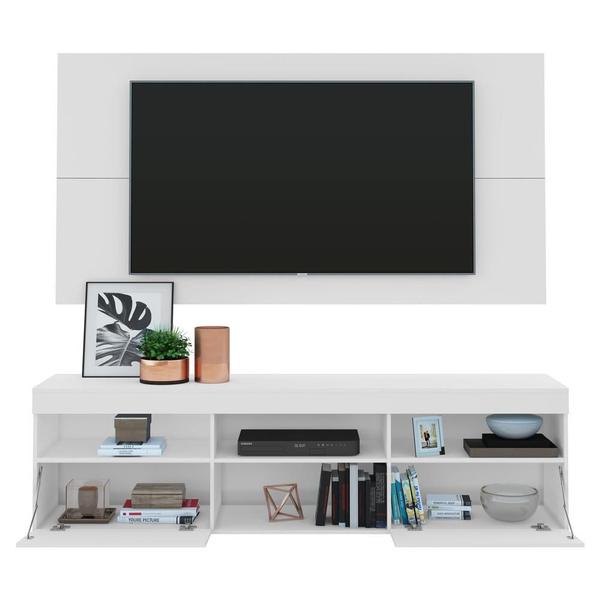 Imagem de Rack com Espelho e Painel para TV até 65" Multimóveis Flórida FG3137 Branco