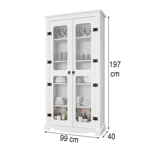 Imagem de rack com painel home para tv 60 polegadas altura 182 cm largura 180 cm com adega cor marrom freijó