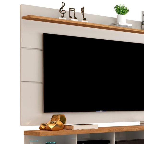 Imagem de Rack Com Painel para TV até 60" 1.6 Vivare Off White/Nature