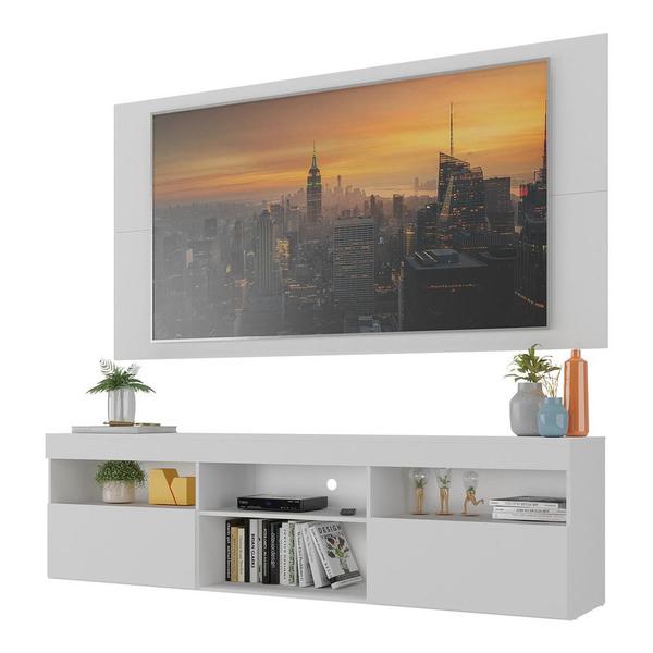 Imagem de Rack com Painel para TV até 65" Flórida Multimóveis  Branco