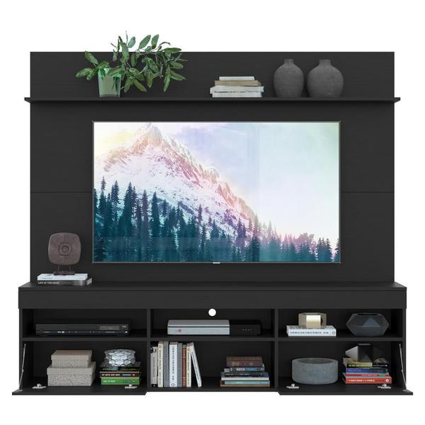 Imagem de Rack com Painel para TV até 65" Multimóveis Madri FG3365 Preto