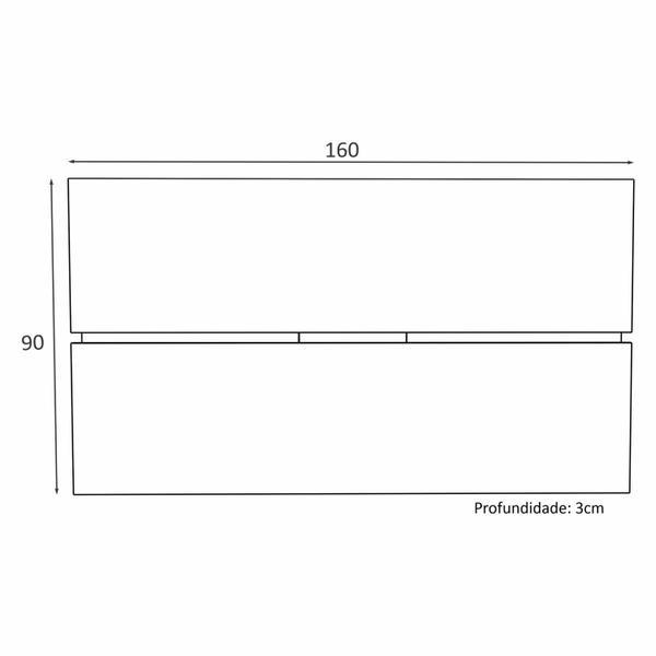 Imagem de Rack com Painel para TV até 65 Polegadas 2 Portas 2 Nichos 160cm Londres Estilare