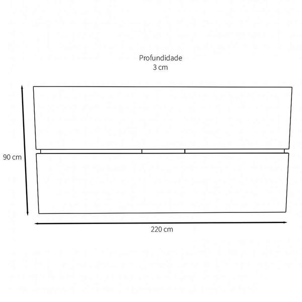 Imagem de Rack com Painel para TV até 65 Polegadas Milão Madeirado