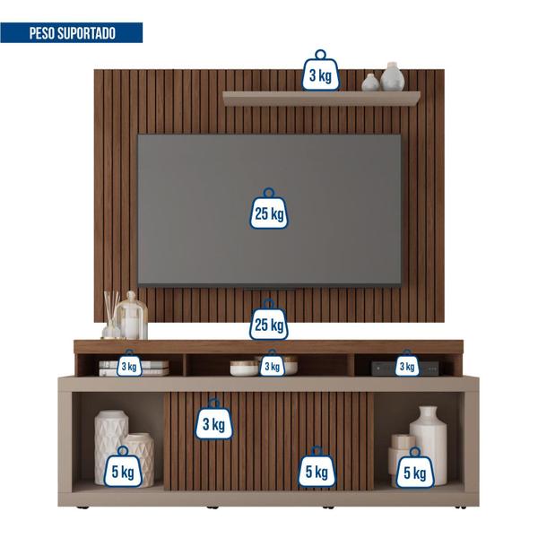 Imagem de Rack com Painel Para TV até 70 Polegadas Valença