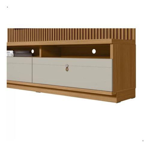 Rack Com Painel Para Tv Até 75 Polegadas Com Led 2 Nichos 2 - Linea Brasil Imagem de Rack Com Painel Para Tv Até 75 Polegadas Com Led 2 Nichos 2