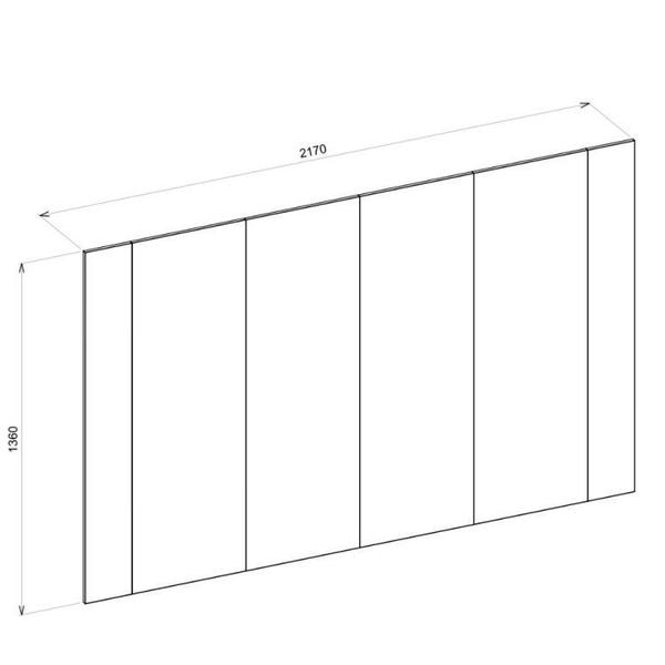 Imagem de Rack com Painel para TV até 82 Polegadas 2 Portas 4 Nichos Multiverso CabeCasa MadeiraMadeira