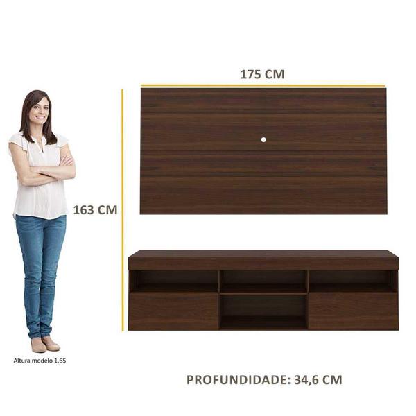 Rack com Painel TV 65" Flórida Multimóveis V3059 Imagem de Rack com Painel TV 65" Flórida Multimóveis V3059