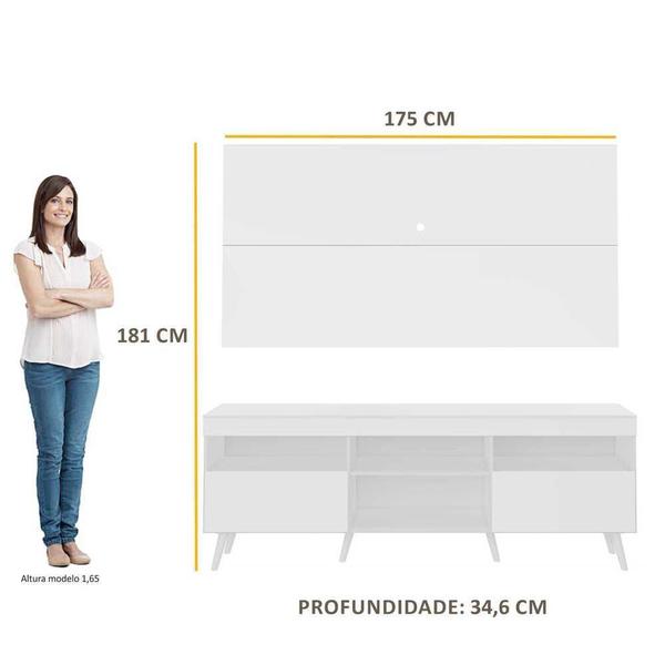 Imagem de Rack com Painel TV 65" Retrô Flórida Multimóveis V3133