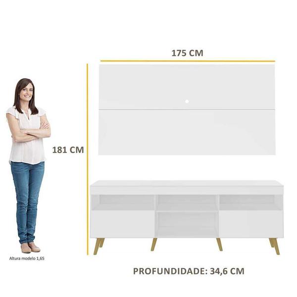 Imagem de Rack com Painel TV 65" Retrô Flórida Multimóveis V3133