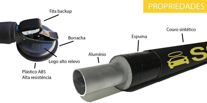 Imagem de Rack De 4 Ventosas Santo Rack Top Fita De Segurança + 1 Fita