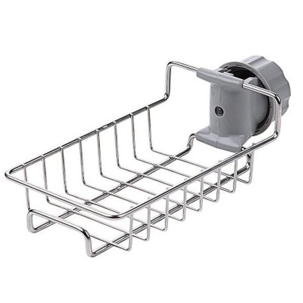 Rack de armazenamento de torneiras, pia ajustável de aço inoxidável Wokex Imagem de Rack de armazenamento de torneiras, pia ajustável de aço inoxidável Wokex