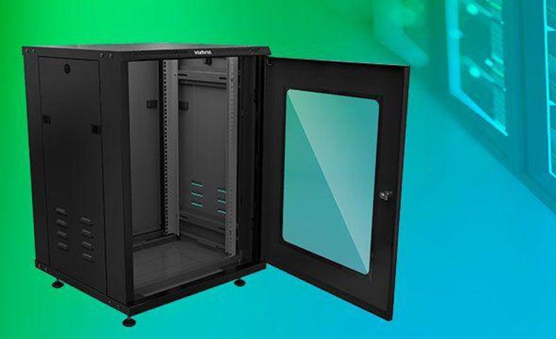 Rack De Piso Desmontavel 16U X 570Mm - Rpd 1657 Intelbras Imagem de Rack De Piso Desmontavel 16U X 570Mm - Rpd 1657 Intelbras
