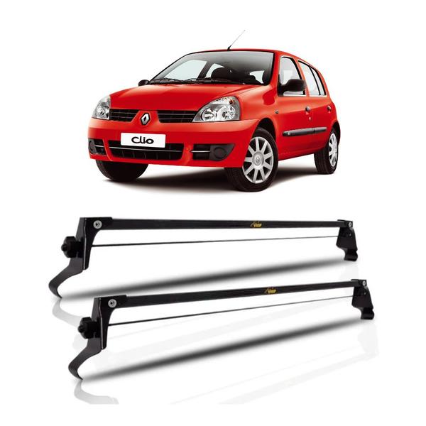 Imagem de Rack de Teto Bagageiro Carro Renault Clio 02 a 15 4 Portas