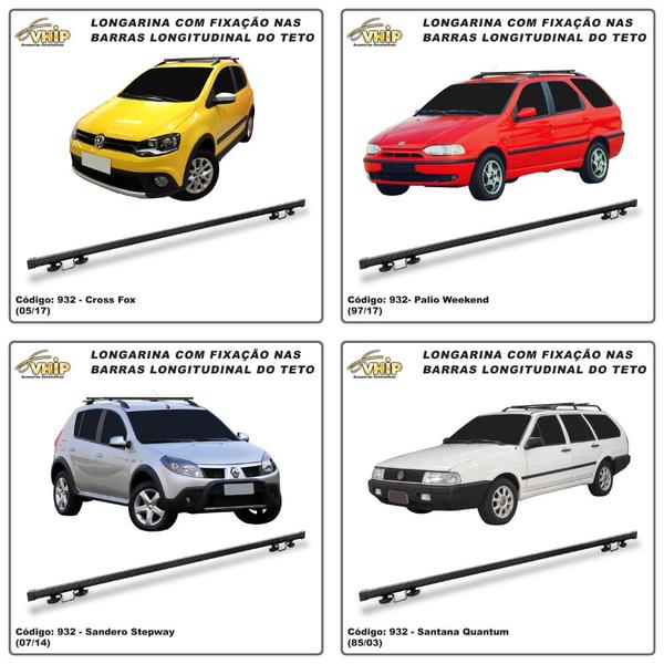 Rack de Teto Barra Transversal Bagageiro Carro Universal 932 - VHIP Imagem de Rack de Teto Barra Transversal Bagageiro Carro Universal 932