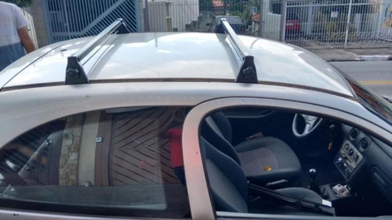 Rack De Teto Corsa Hatch Preto 45kg - VHIP Imagem de Rack De Teto Corsa Hatch Preto 45kg - VHIP