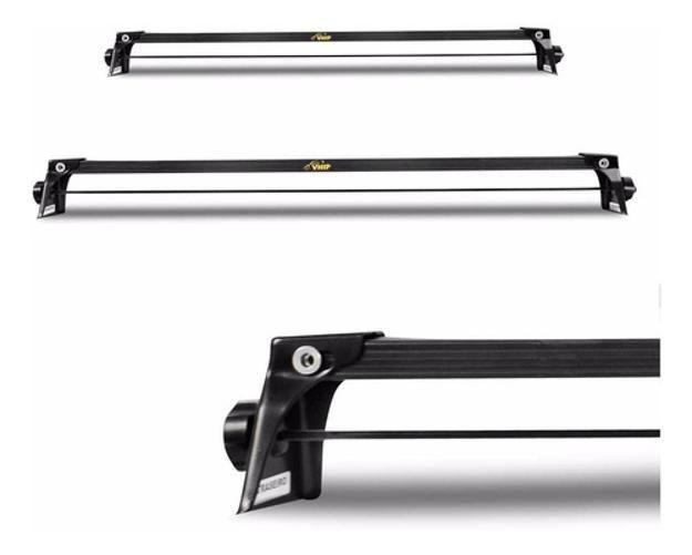 Rack De Teto Corsa Hatch Preto 45kg - VHIP Imagem de Rack De Teto Corsa Hatch Preto 45kg - VHIP