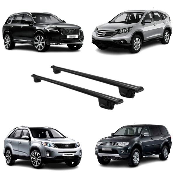 Rack De Teto Farad Travessa Fixação SM02 Aço Iron2 Bagageiro Antifurto Suporta 75kg Imagem de Rack De Teto Farad Travessa Fixação SM02 Aço Iron2 Bagageiro Antifurto Suporta 75kg