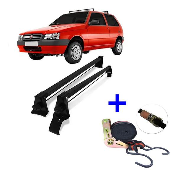 Imagem de Rack De Teto Fiat Uno Mille 2p 1984 A 2013 + Cinta Catraca