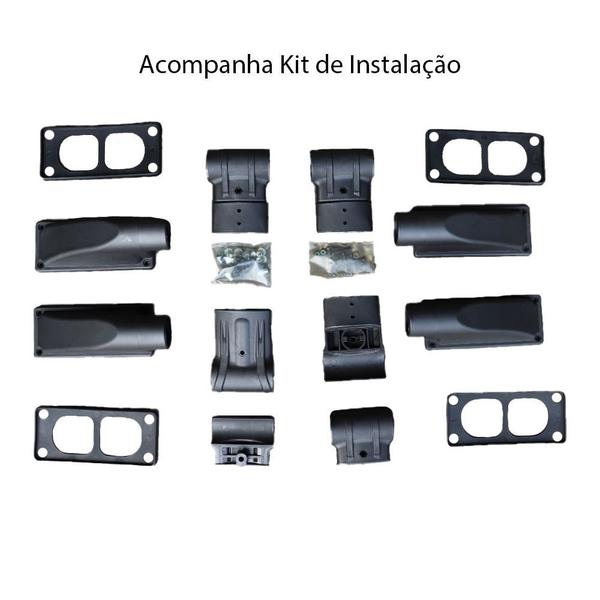 Imagem de Rack de Teto Hilux 2005 a 2015 Preto Colada