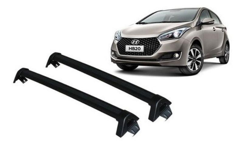 Imagem de Rack De Teto Hyundai Hb20 Hatch Cor Preto - Projecar