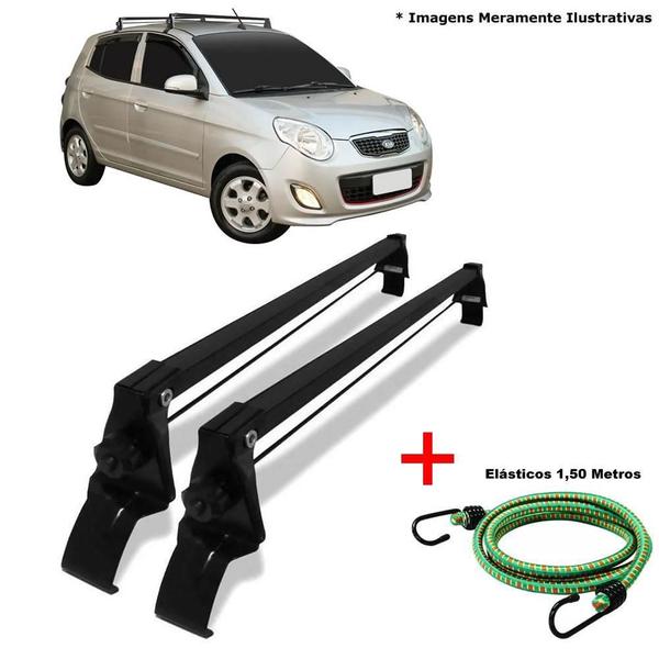 Imagem de Rack De Teto Kia Picanto 4P 06 A 11 Vhip E 1 Elastico Corda