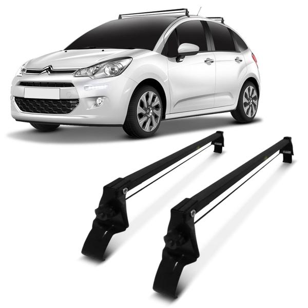 Imagem de Rack de Teto Travessa Citroen C3 2013 a 2021 4 Portas Com Fixação na Porta