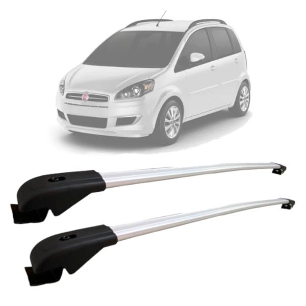 Rack De Teto Travessa Fiat ideia 2005 a 2016 Aluminio MN-213 Preto MN-214 Prata MN Travessas Imagem de Rack De Teto Travessa Fiat ideia 2005 a 2016 Aluminio MN-213 Preto MN-214 Prata MN Travessas