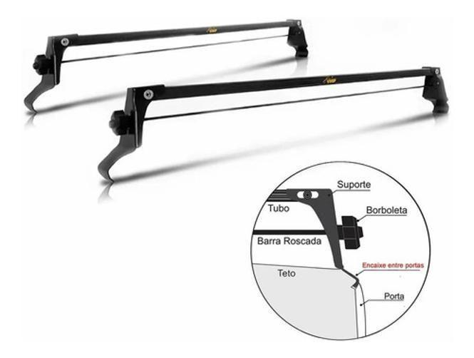 Imagem de Rack De Teto Travessa Prisma 2007 A 2012 Bagageiro Vhip