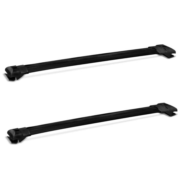 Rack De Teto Travessa Zafira Larga Aluminio Preto - Projecar Imagem de Rack De Teto Travessa Zafira Larga Aluminio Preto