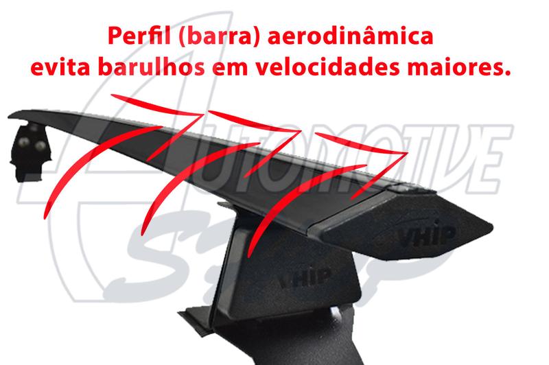 Imagem de Rack de Teto Vhip Aluminio Nissan Versa 2011 a 2020 C.990AL