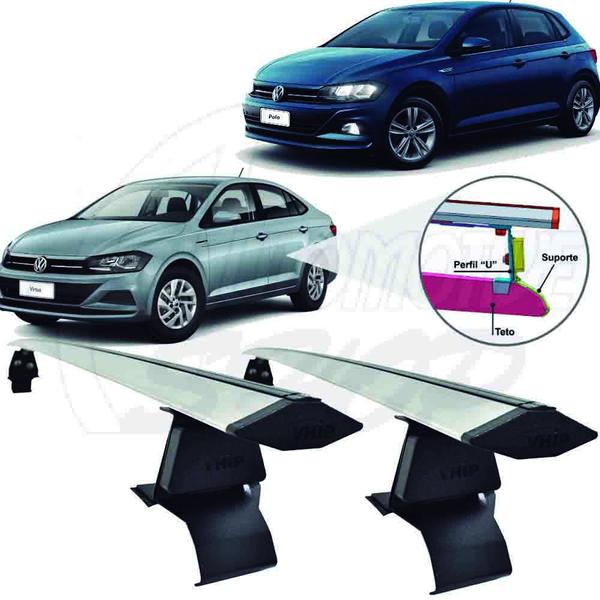 Imagem de Rack de Teto Vhip Aluminio VW Virtus Tds Polo 18-22 1022AL