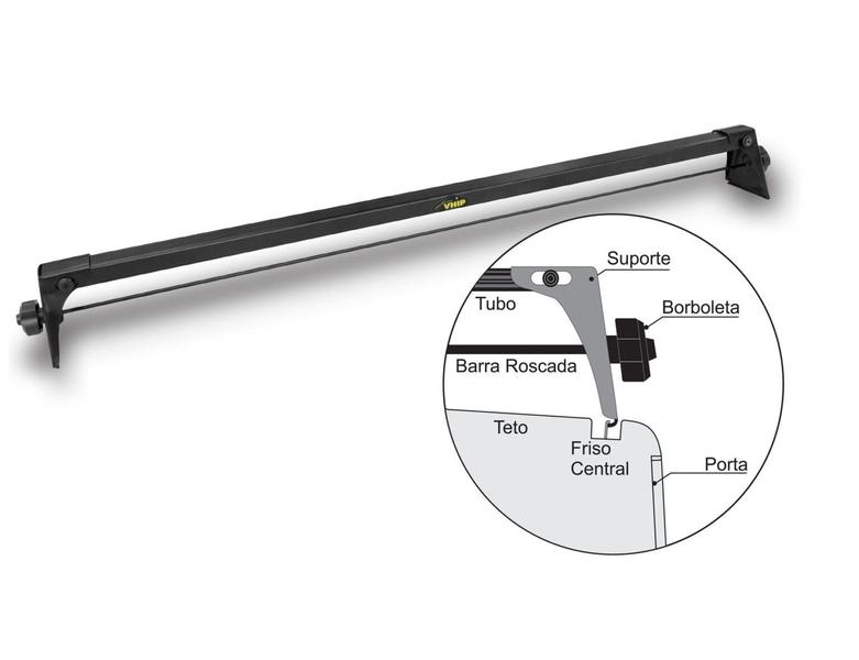 Imagem de Rack de Teto VHIP Celta Corsa Hatch Sedan Classic 2 e 4 Portas