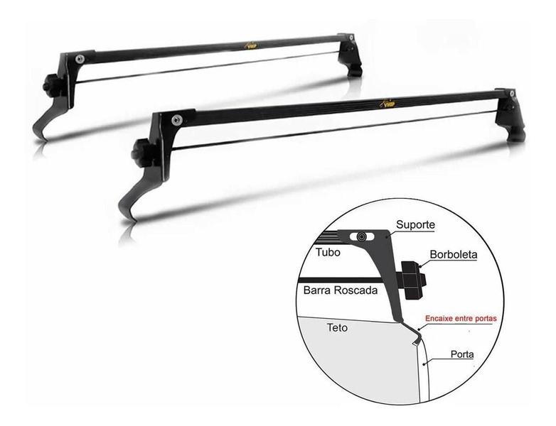 Imagem de Rack De Teto Vhip Chevrolet Onix E Prisma 2013 Ate 2020