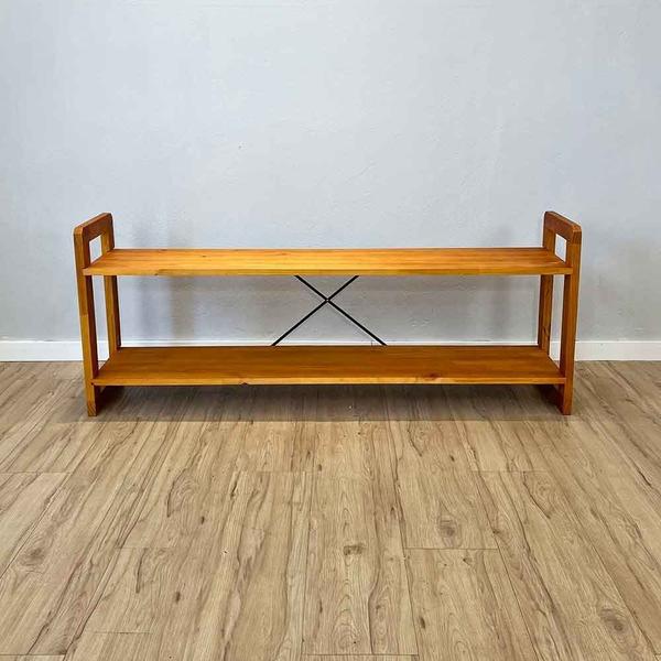 Rack de TV de Madeira Pinus Linea Carvalho - Rack - Magazine Imoc