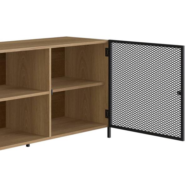 Imagem de Rack de TV York Estilo Industrial 180cm 02 Portas 27912 Artesano