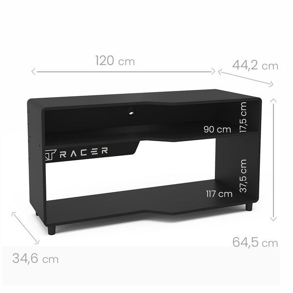 Imagem de Rack Estante Gamer 120cm Linha XT RACER 220428 Politorno